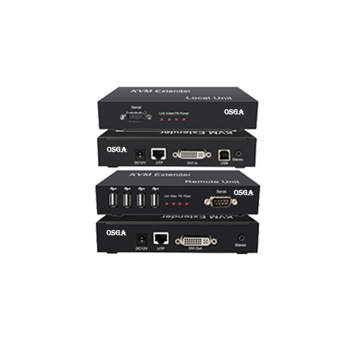歐仕茄OSGA DVI KVM延長器